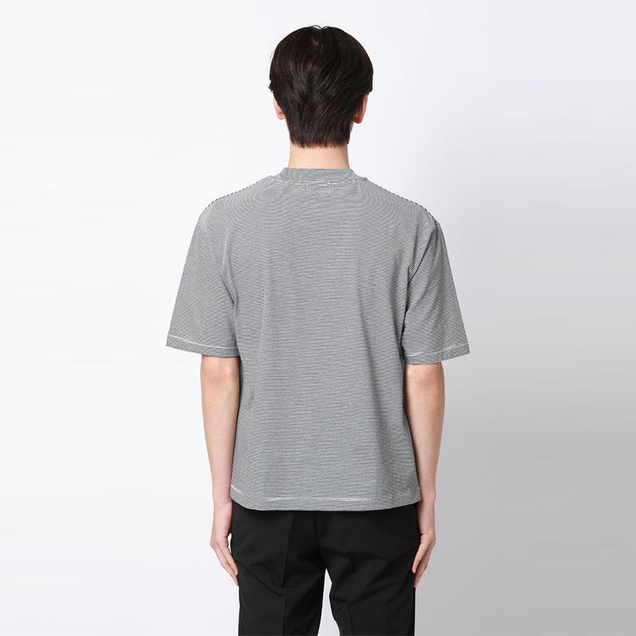 AOYAMA 【洋服の青山】Tシャツ モックネック 半袖 メンズ 春夏