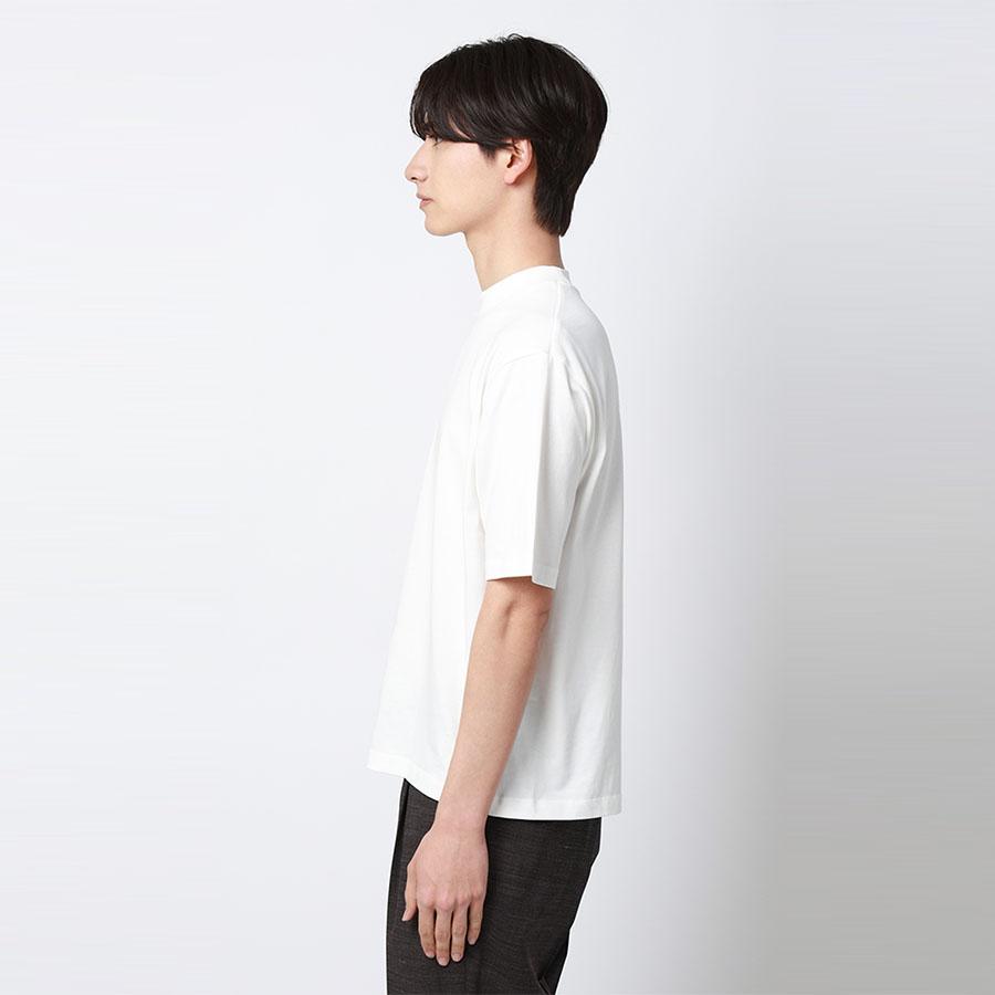 AOYAMA 【洋服の青山】Tシャツ モックネック 半袖 メンズ 春夏