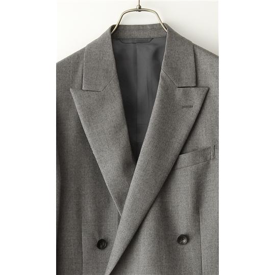 【定価55,000円】BLACK LABEL グレー ビジネスジャケット LL y-aoyama_mojk2102-41