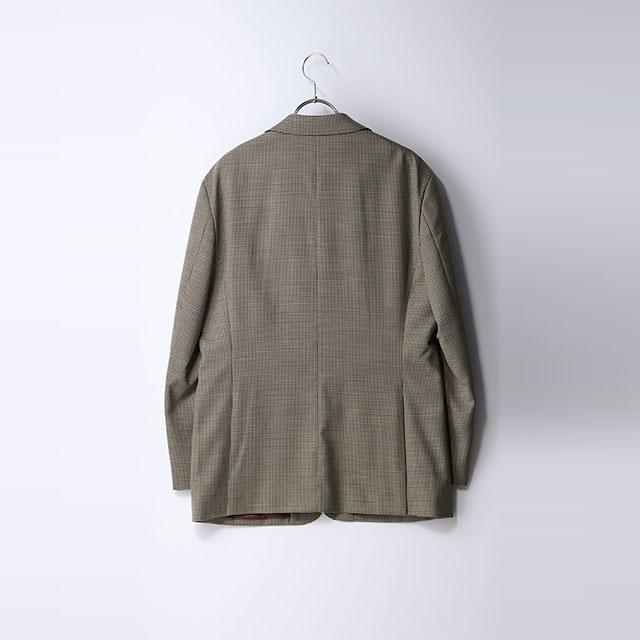 【美品】PAPAS パパス 千鳥格子 チェックジャケット ブラウン 大きいサイズ 美品】PAPAS パパス 千鳥格子 チェックジャケット ブラウン