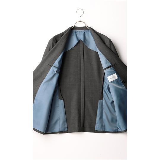 AOYAMA 【洋服の青山】春夏 グレー系 4つボタンダブルピークドラペル