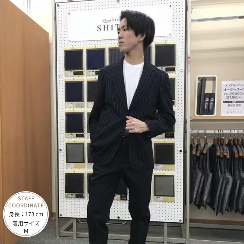 AOYAMA 【洋服の青山】春夏 ネイビー系 ノッチドラペル2ボタン AOYAMA 【洋服の青山】春夏 ネイビー系 ノッチドラペル2ボタン
