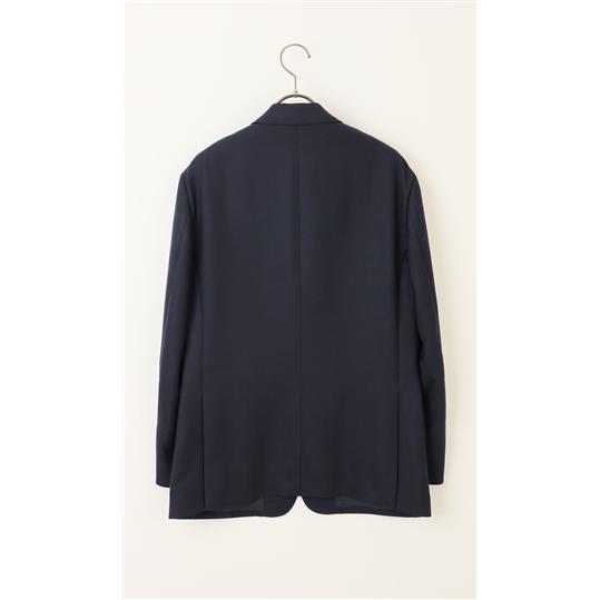 ビームス監修 モアレス ネイビー系ノッチドラペル2ボタンジャケット M 新品 AOYAMA 【洋服の青山】春夏 ネイビー系 ノッチドラペル2ボタン