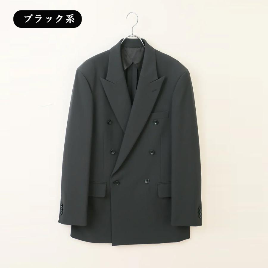 UP RENOMA ブラック ダブルジャケット未使用に近春秋に AOYAMA 【洋服の青山】ダブルジャケット メンズ 秋冬 ブラック 黒 無地