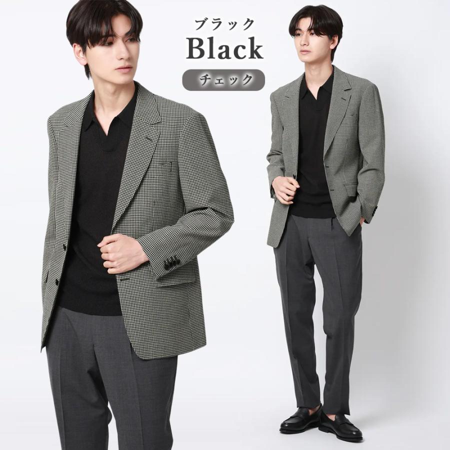 ブラックアンドホワイト ジップアップ ジャケット カーキ ギンガムチェック L ジャケット ギンガムチェック ビッグシルエット[品番：TY000007434