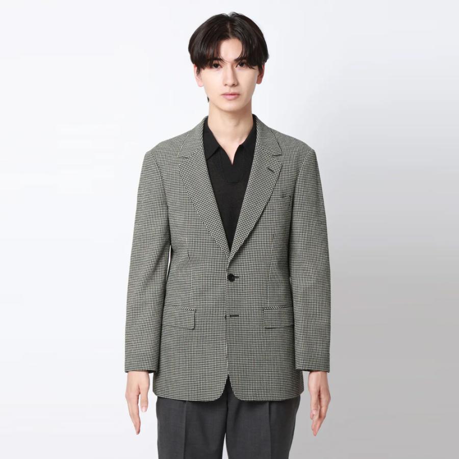 AOYAMA 【洋服の青山】清涼 ジャケット メンズ 春夏 ブラック 黒