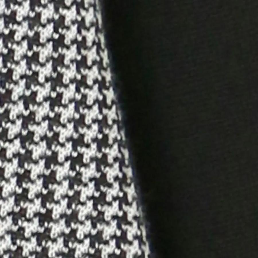 【洋服の青山】Vネック ニット メンズ 秋冬用 ブラック系 黒色 千鳥柄 セーター 長袖 ハンドウォッシュ ウール混 ビジネス ビジネスカジュアル 普段着 | AOYAMA | 06