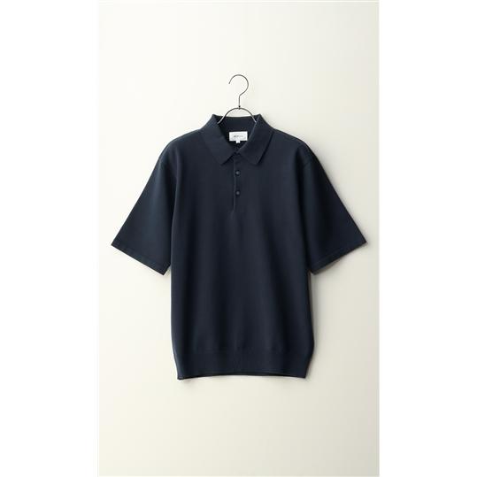 AOYAMA 【洋服の青山】ニットポロシャツ 半袖 メンズ 春夏用