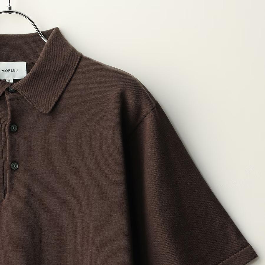 AOYAMA 【洋服の青山】ニットポロシャツ 半袖 メンズ 春夏用