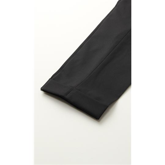 新品☆3L黒系無地ストレッチ素材♪テーパードパンツスーツ☆a498 新品☆