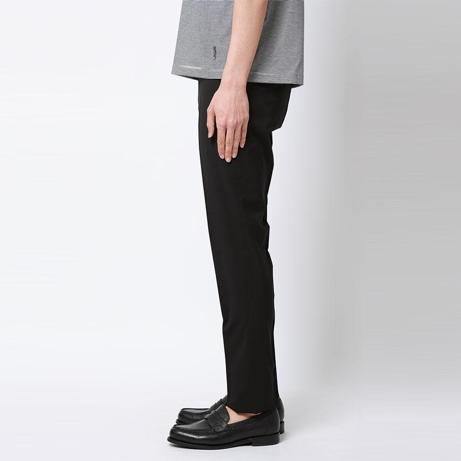 AOYAMA 【洋服の青山】テーパードパンツ メンズ 春夏 ブラック 黒無地