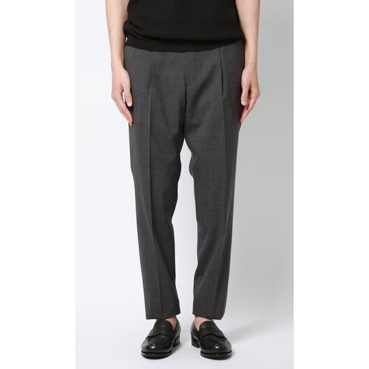 AOYAMA 【洋服の青山】テーパードパンツ ワンプリーツ メンズ スリム