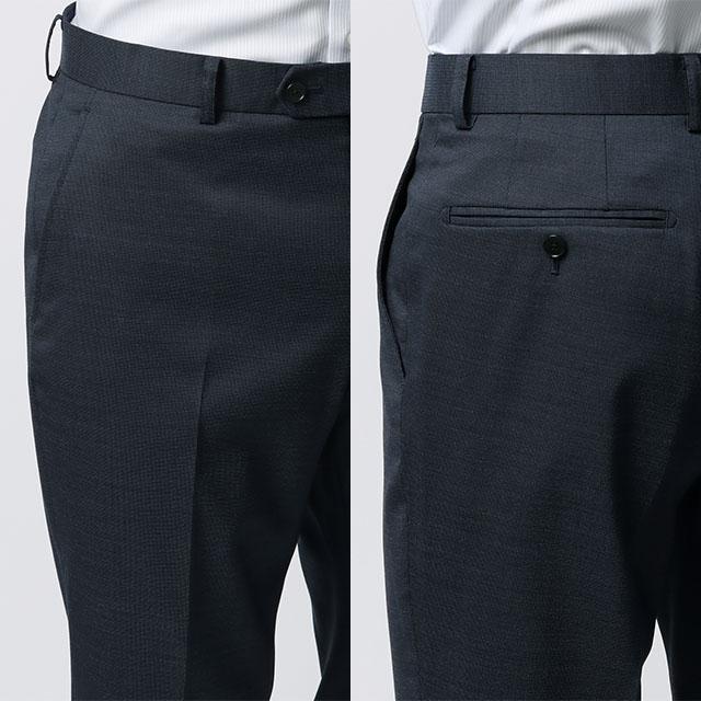 AOYAMA 【洋服の青山】3ピース スーツ メンズ スリム 秋冬 ネイビー 紺