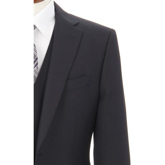 【洋服の青山】メンズ ストレッチ 安い 20代 30代 40代 50代 入学式 ビジネス おしゃれ 秋冬用 ネイビー系 スタイリッシュスーツ【スリーピース】 MODA RITORNO|y-aoyama|05