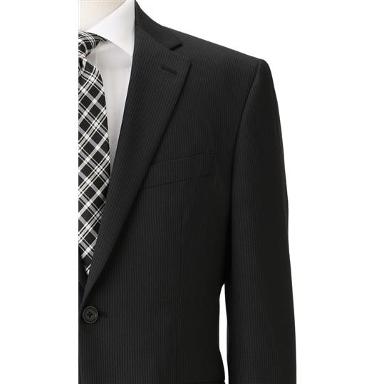 【洋服の青山】メンズ ストレッチ 安い 20代 30代 40代 50代 ビジネス おしゃれ 秋冬用 ブラック系 スタイリッシュスーツ MODA RITORNO|洋服の青山PLUS|04