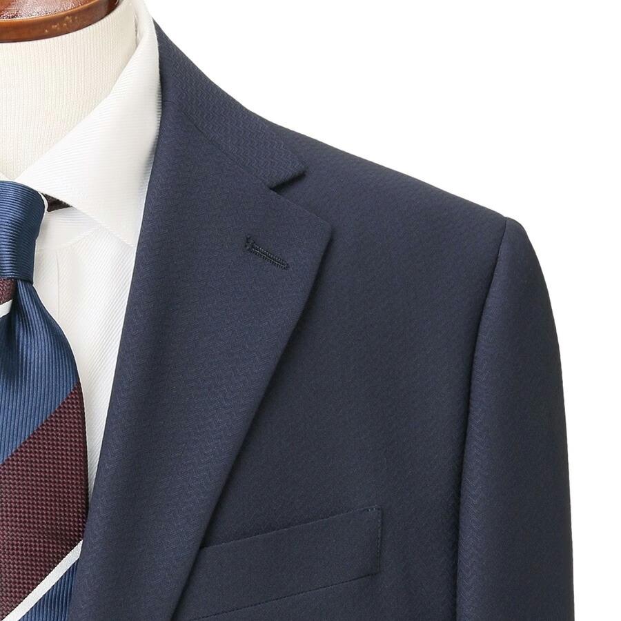 AOYAMA 【洋服の青山】スーツ メンズ スリム 秋冬 ネイビー 紺 2ボタン