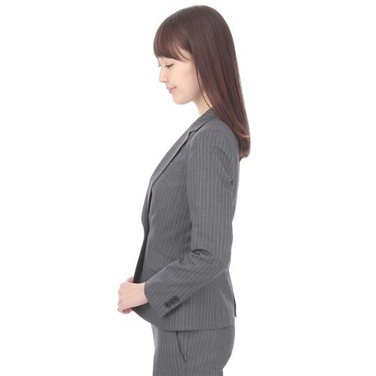 オールシーズン用 グレー系 セットアップ対応 ウォッシャブル ストレッチ 1ボタンロングジャケット N Line Precious 洋服の青山plus 通販 Paypayモール