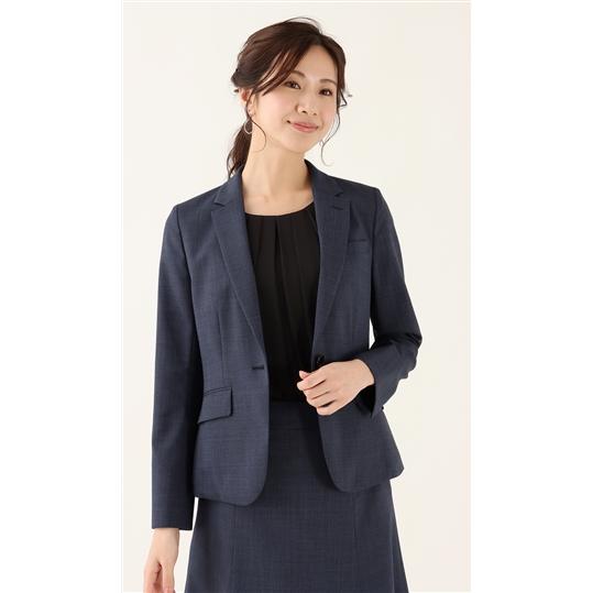 AOYAMA 【洋服の青山】レディース ジャケット 春夏用 ネイビー 紺 夏