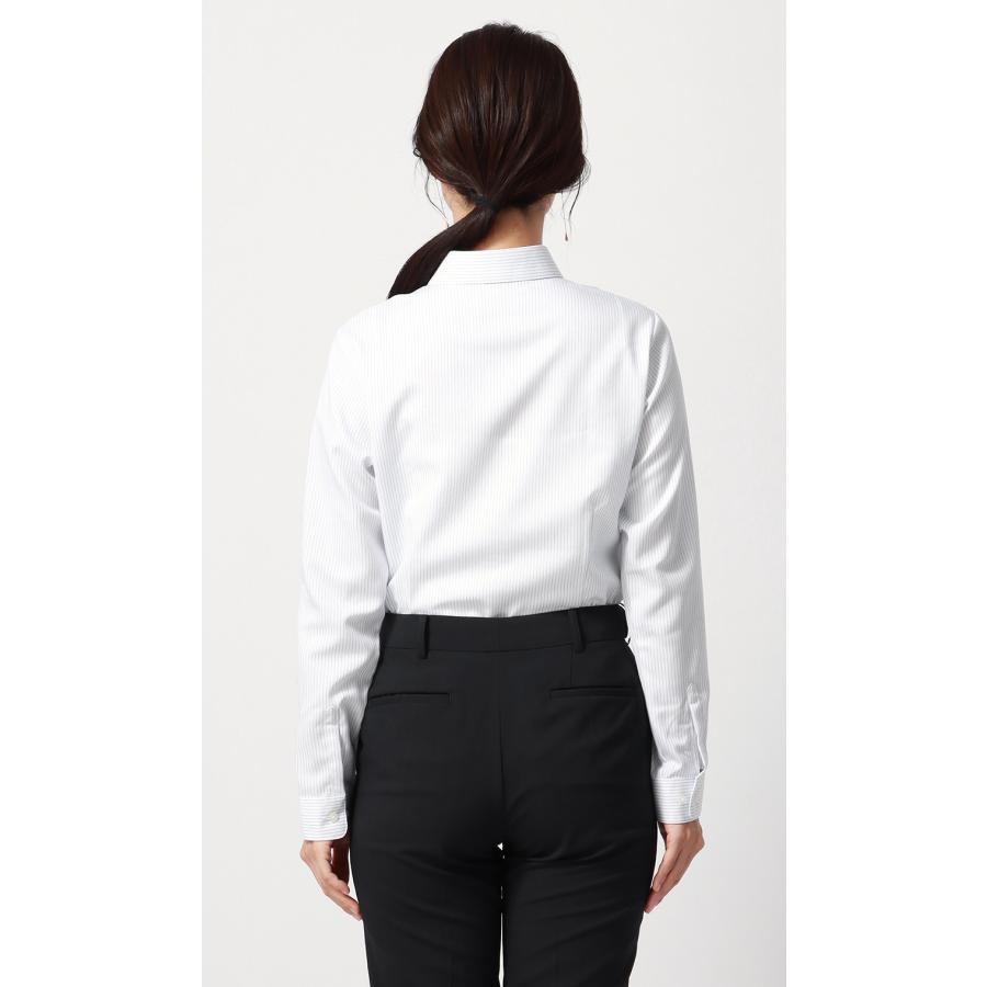 AOYAMA 【洋服の青山】アイロン不要 綿100％ レディース ブラウス