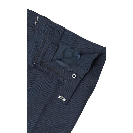 【美品】エヌラインプレシャス テーパードパンツセットアップ グレー 13 15号 ストレートパンツ《セットアップ着用可》 (NP235054-C) | n-line