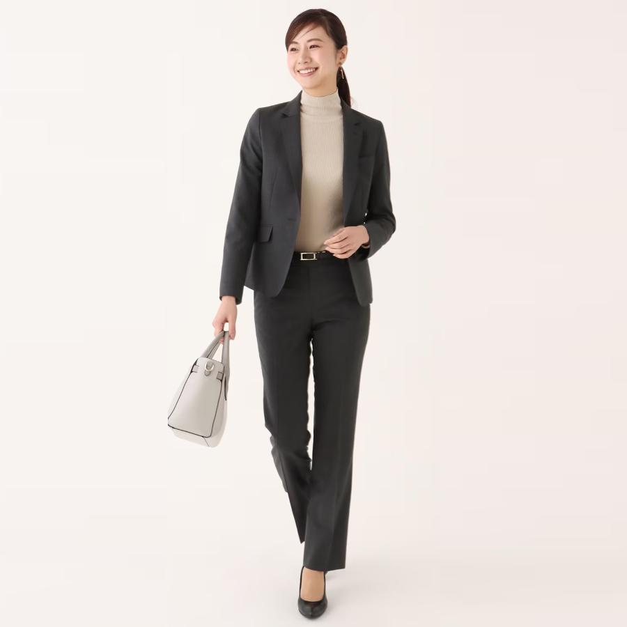 AOYAMA 【洋服の青山】セットアップ可 超ストレッチ ストレートパンツ