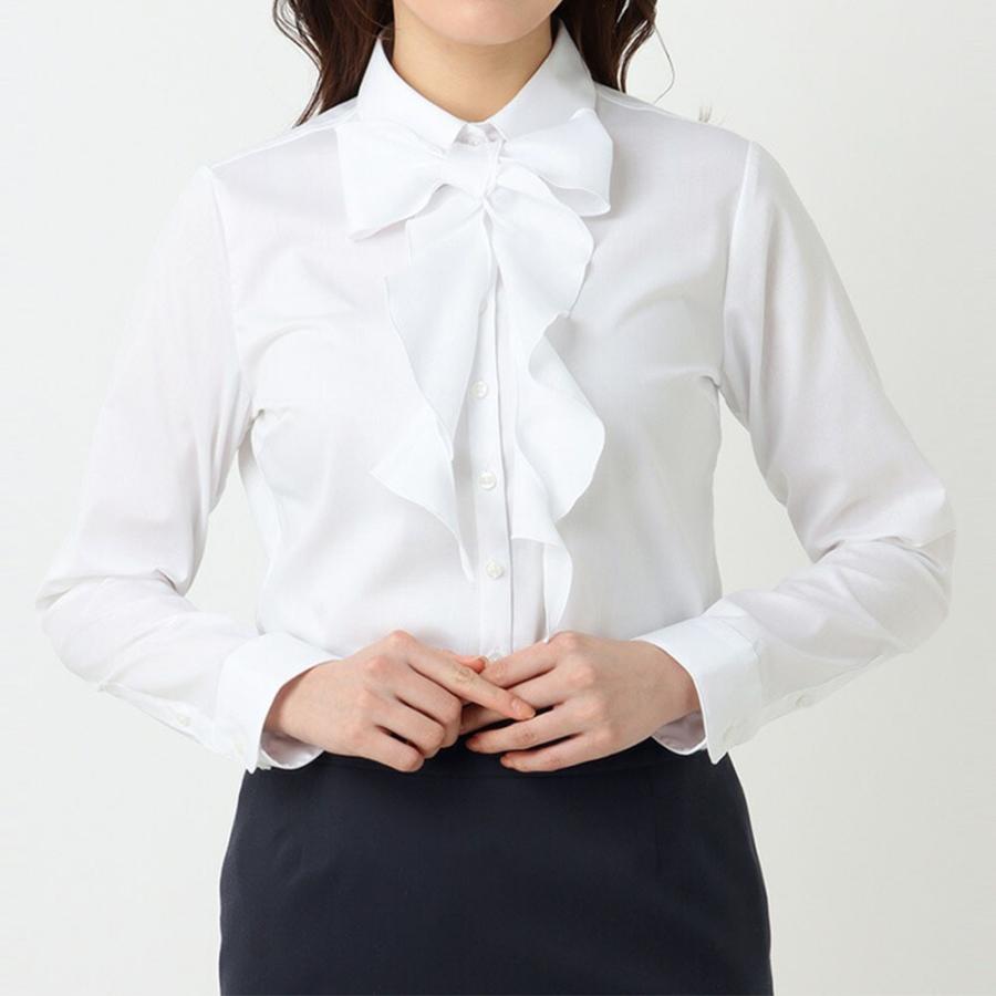 AOYAMA 【洋服の青山】ブラウス レディース 2WAY ボウタイブラウス