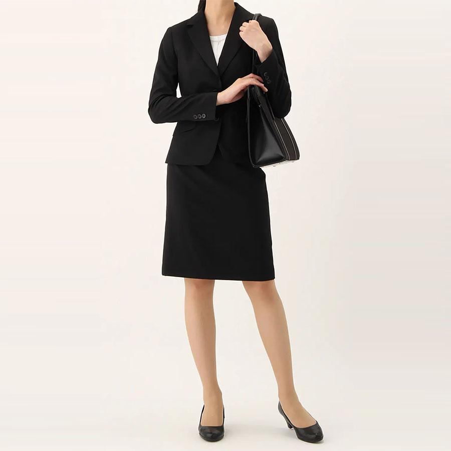 洋服の青山　エヌライン　レディース　ビジネス　スカート　スーツ 　希少サイズ AOYAMA 【洋服の青山】セットアップ可 タイトスカート ひざ丈