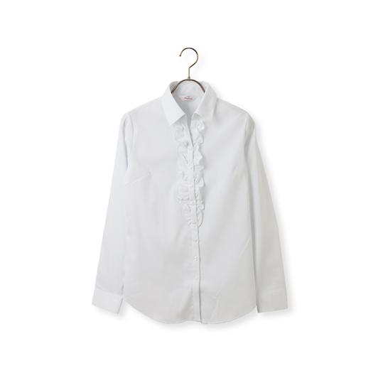 AOYAMA 【洋服の青山】ブラウス ワイシャツ レディース 長袖 スリム 
