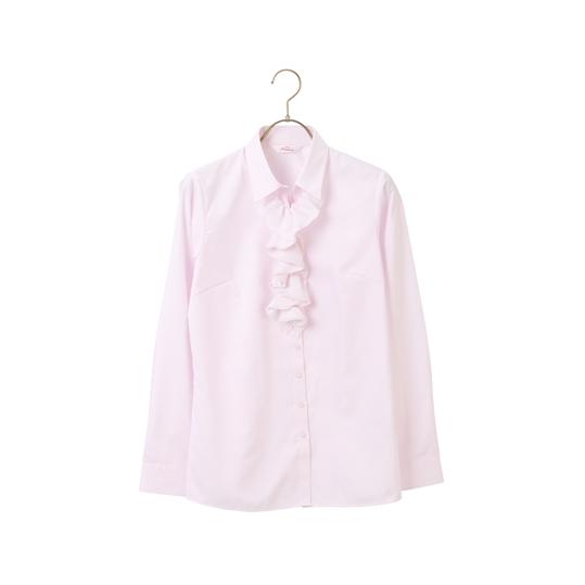 AOYAMA 【洋服の青山】フリル取り外し可能 アイロン簡単