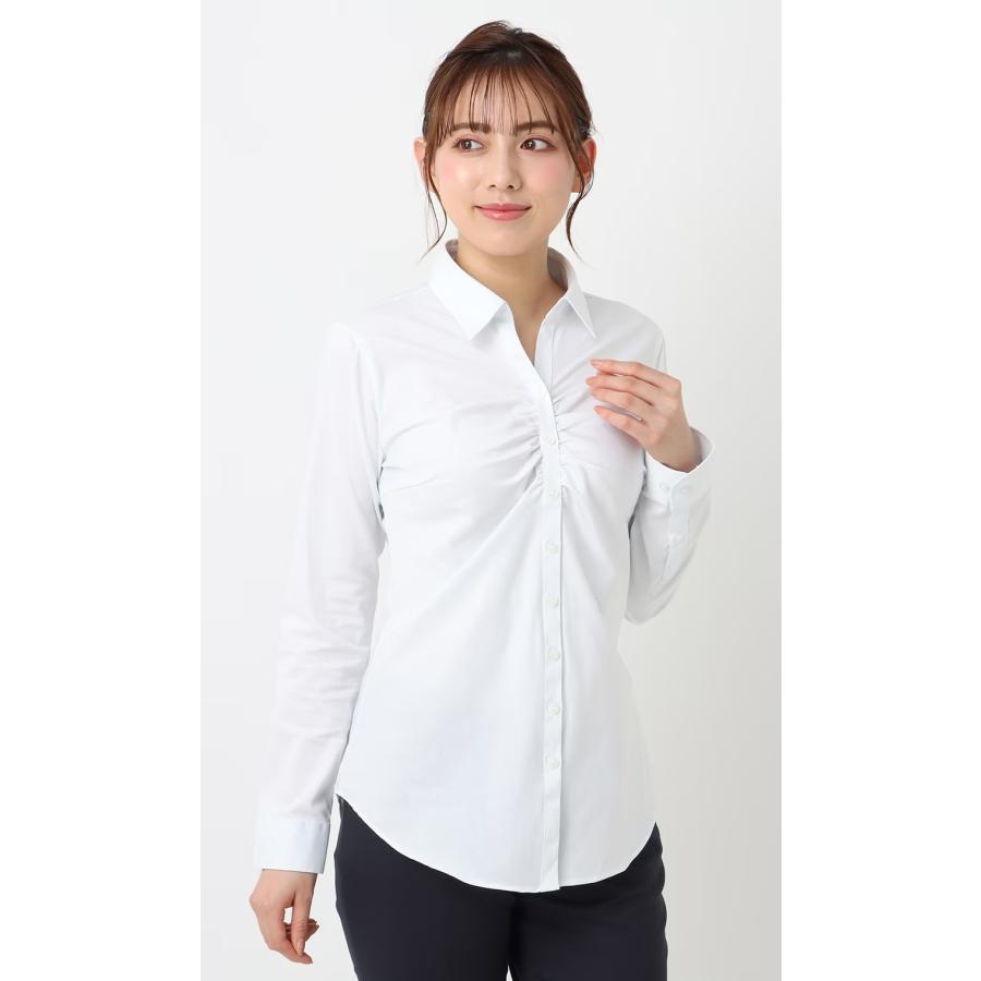 AOYAMA 【洋服の青山】透けにくい ブラウス 長袖 レディース AOYAMA 【洋服の青山】透けにくい ブラウス 長袖 レディース