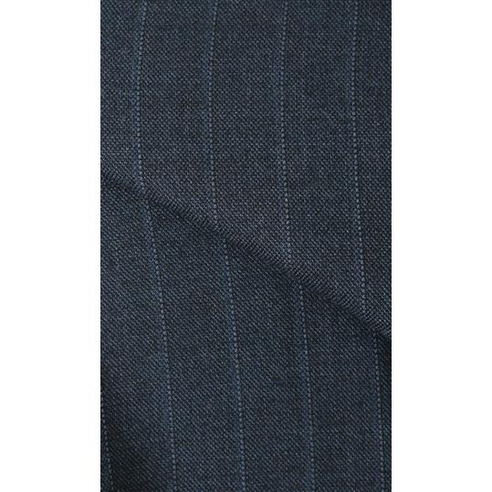 【洋服の青山】スーツ メンズ プレミアム 最高級 秋冬 ブルー ウール100% スタンダード ビジネス オフィス 通勤 背広 紳士服 男性 2ボタン 長袖 大きいサイズの画像