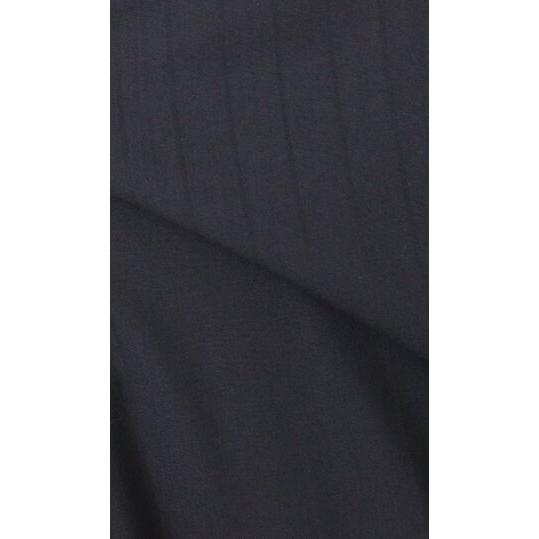 【洋服の青山】着心地良い プレミアム ウール100% スーツ メンズ ゆったり 春夏 ネイビー 紺 ストライプ 大きいサイズ 2ボタン 背抜き サイドベンツ ツータックの画像