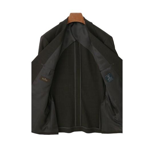 美品大きいサイズBE7ビジネススーツ　Savile Row ブラウン　艶感 プレミアムスタンダードスーツ【Contemporary line】 (NSR040-69