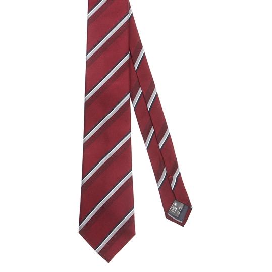 AOYAMA 【洋服の青山】メンズ ネクタイ エンジ系 レギュラータイ