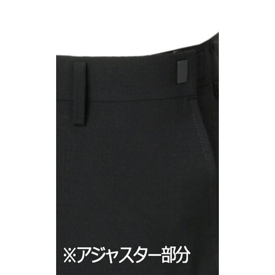 【洋服の青山】スリーシーズン ブラック系 シングルスタイリッシュフォーマル【YA/A/AB/BE体】【スリーピース】【濃染加工】 【ジャケット】 2ボタン 背抜きの画像