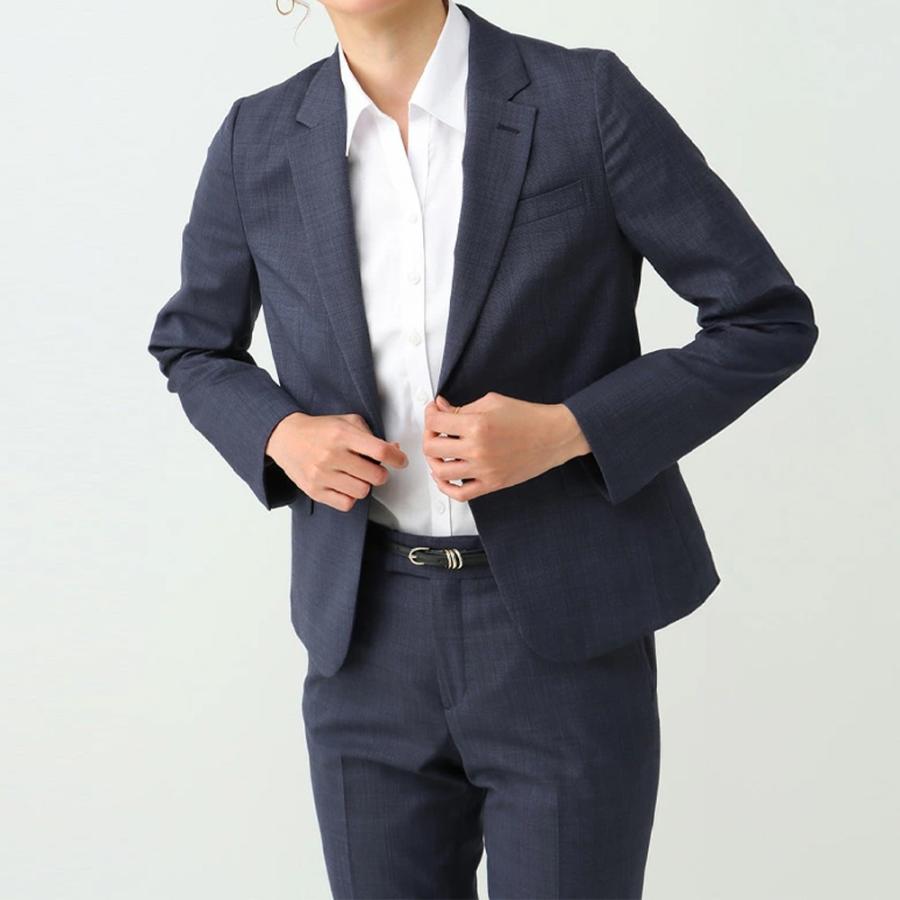 AOYAMA 【洋服の青山】レディース ブラウス 夏 ホワイト スキッパー