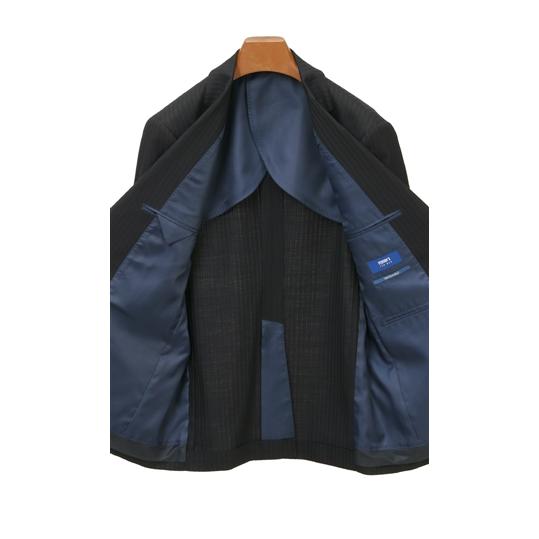 AOYAMA 【洋服の青山】オールシーズン用 ネイビー系 スタイリッシュ