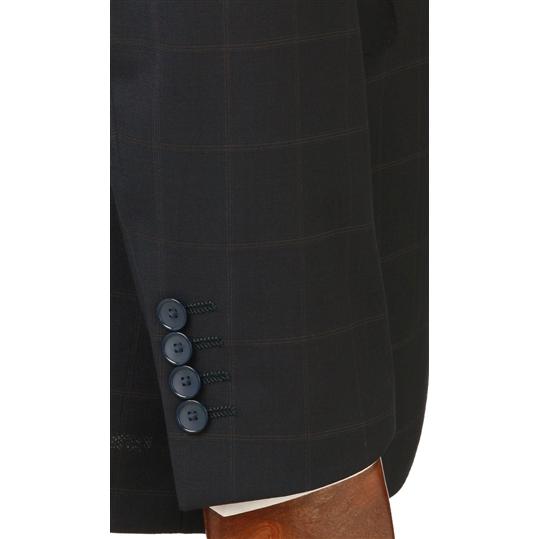AOYAMA 【洋服の青山】春夏 ネイビー系 スタイリッシュスーツ
