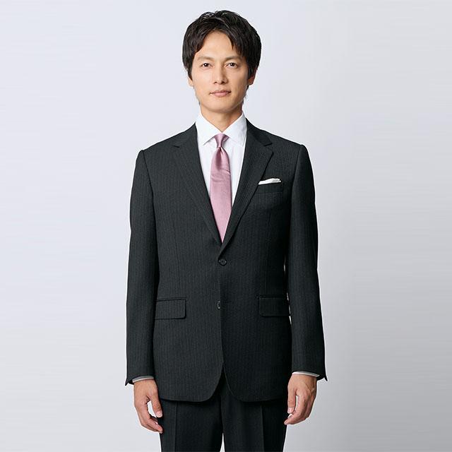 AOYAMA 【洋服の青山】肩くるしくないスーツ メンズ スリム 秋冬