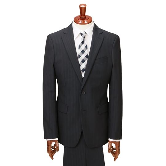 AOYAMA 【洋服の青山】春夏用 ネイビー系 スタイリッシュスーツ