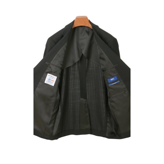 【洋服の青山】【ツーパンツ】メンズ スーツ オールシーズン  【CONTROLα】ブラウン 茶 グレースタイリッシュ ビジネス オフィス 背広 ウォッシャブルの画像