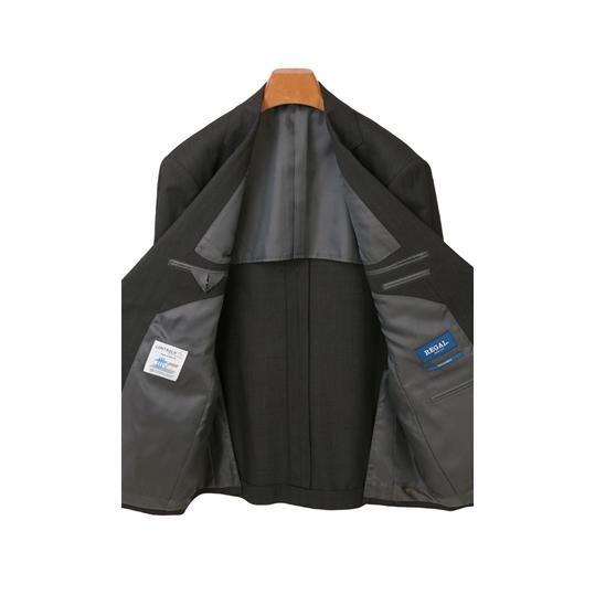 【洋服の青山】オールシーズン用 グレー系 スタンダードスーツ【ツーパンツ】【CONTROLα】 REGALの画像