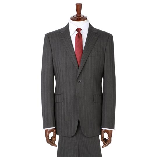 秋冬用 グレー系 スタイリッシュスーツ PERSON'S FOR MEN