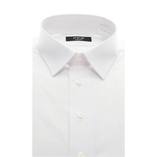 洋服の青山】Yシャツ メンズ オールシーズン ホワイト レギュラー 