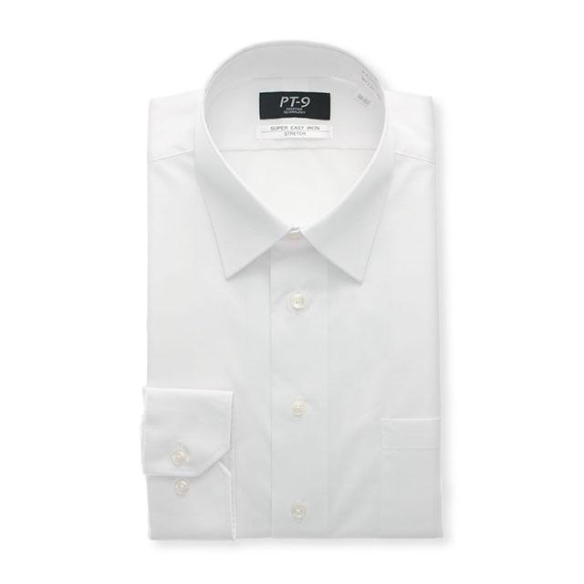 AOYAMA 【洋服の青山】SUPER EASY IRON ワイシャツ 長袖 メンズ スリム