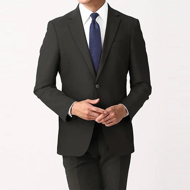 AOYAMA 【洋服の青山】春夏 ブラック系 スタイリッシュスーツ【PT-9