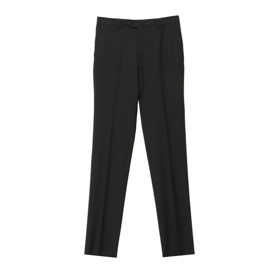 AOYAMA 【洋服の青山】動ける スラックス メンズ 春夏 ブラック 黒
