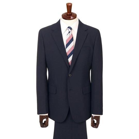 AOYAMA 【洋服の青山】春夏用 ネイビー系 スタイリッシュ スーツ PT-9