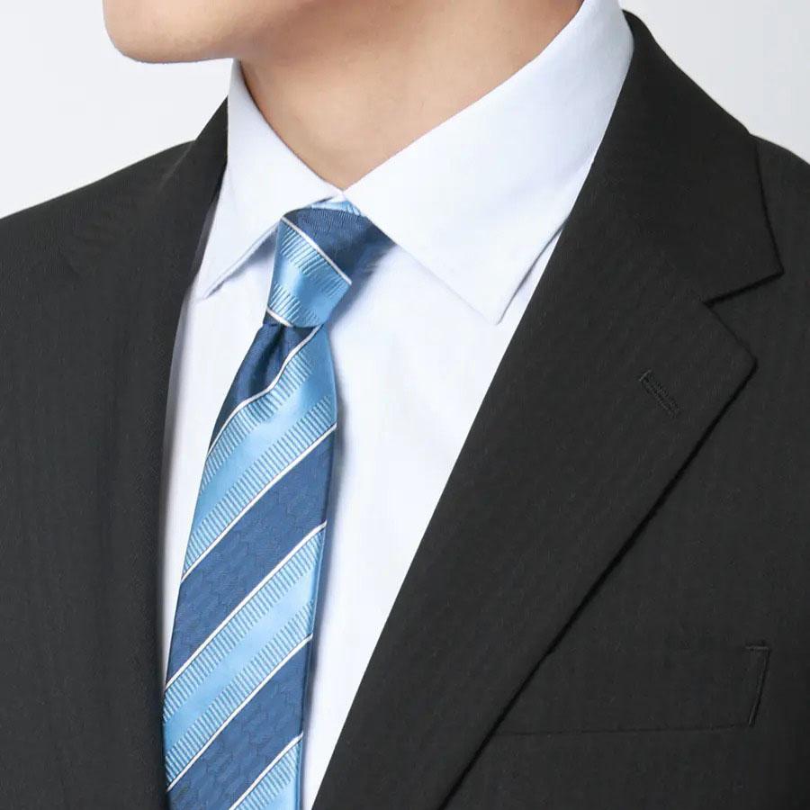 AOYAMA 【洋服の青山】PT-9 スーツ メンズ スリム 盛夏 ブラック 黒