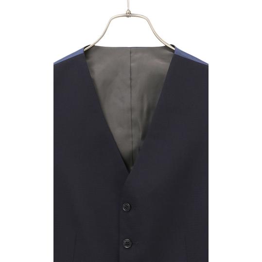 AOYAMA 【洋服の青山】 春夏 ネイビー系 リバーシブルベスト【PT-9